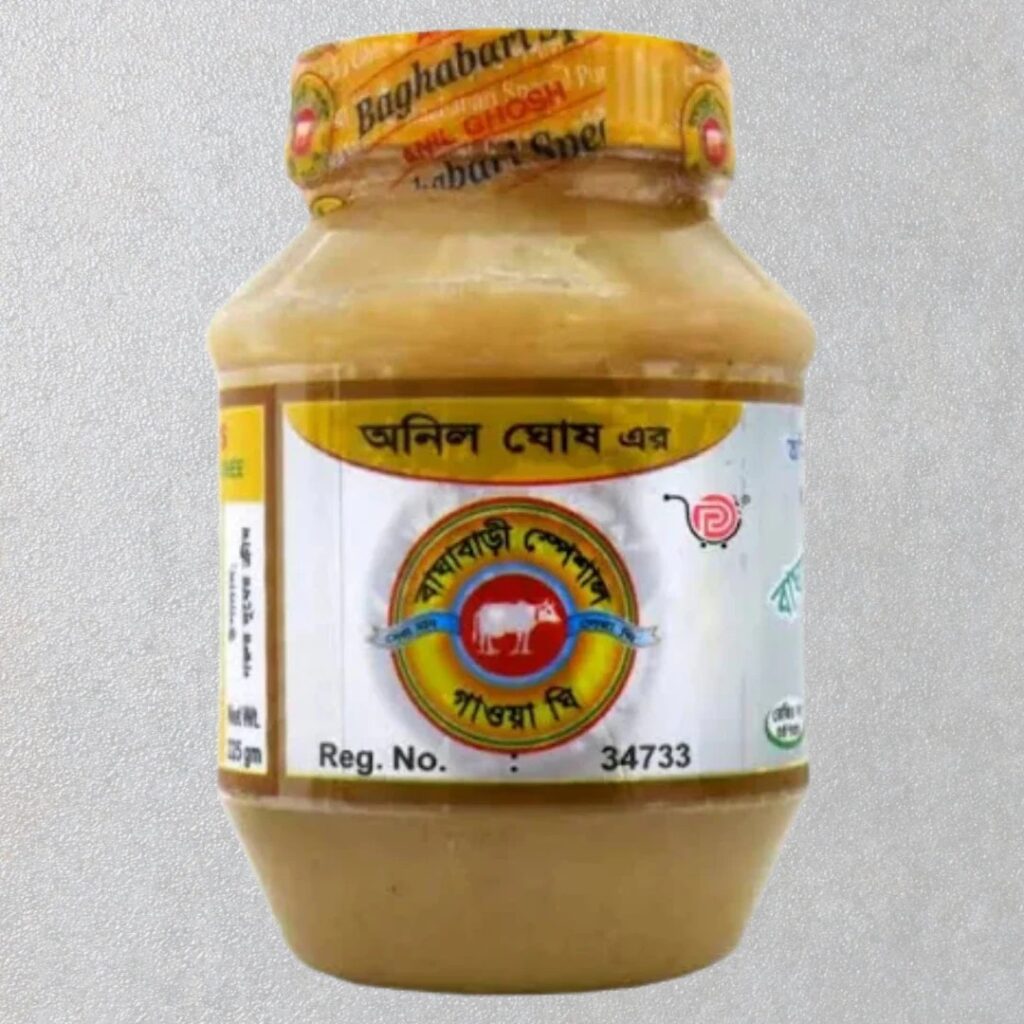 Deshi Ghee (Clarified Butter)- Bagha Bari - 225gm Pack