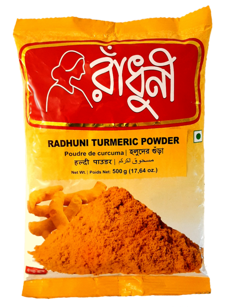 Radhuni Turmeric Powder (Holuder Gura) - 500gm pack
