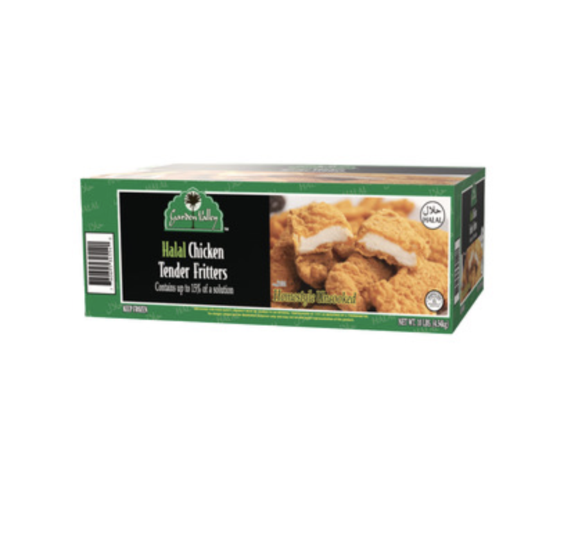Halal Chicken Tender Fritters - 5lb pack